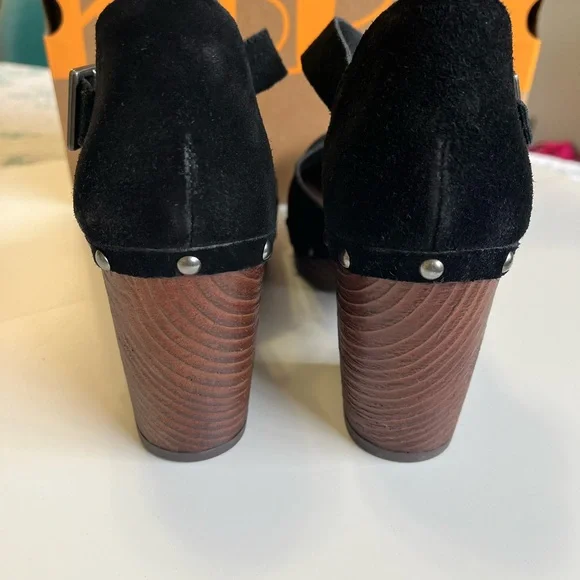 Kork-Ease Black Mules Comfortable Clogs - Picture 7 of 8